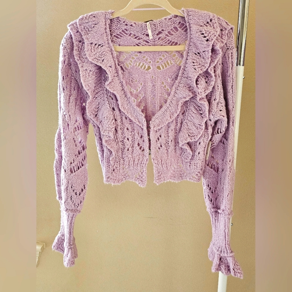Free People-Avery Wool Blend Cardigan